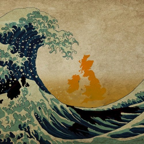 uk flooding wave