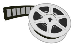 A reel of 16mm microfilm