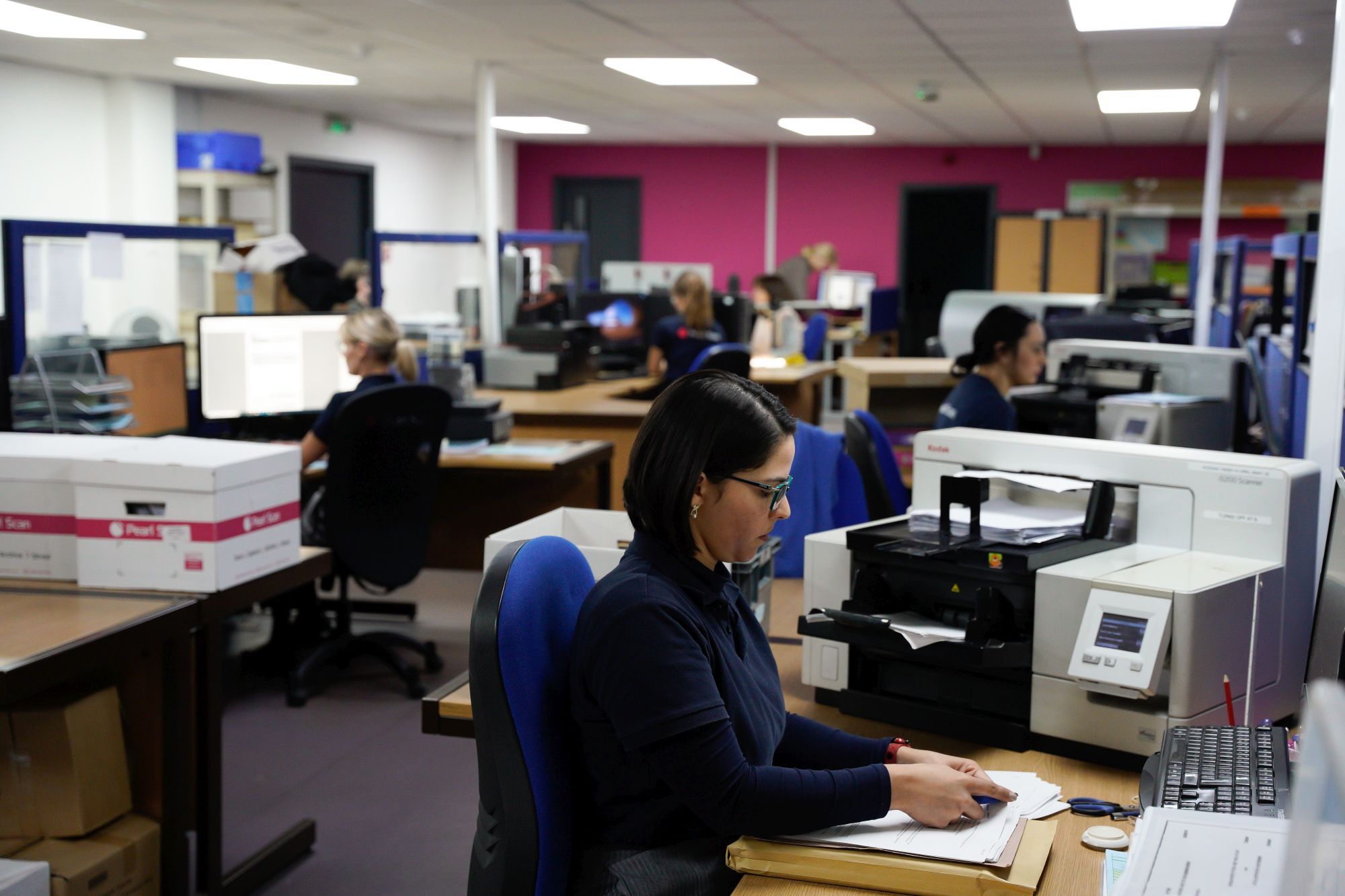 Interior shot of one of Pearl Scan offices